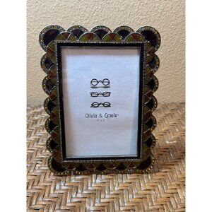 Olivia & Graeie 4" X 6" Decorative Mosaic Picture Frame